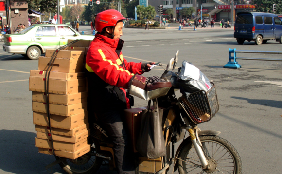 china-delivery-logistics-bike-courier china-delivery-logistics-bike-courier