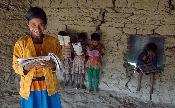 india-children-school-book