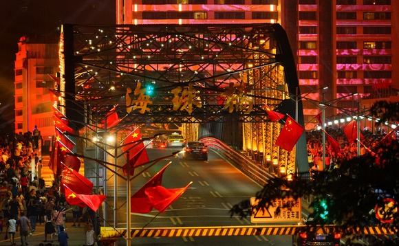 china-flags-red