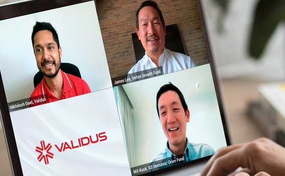 validus-nikhilesh-goel-mx-kuok-james-lee-vertex-growth-k3-ventures-orion-fund validus-nikhilesh-goel-mx-kuok-james-lee-vertex-growth-k3-ventures-orion-fund